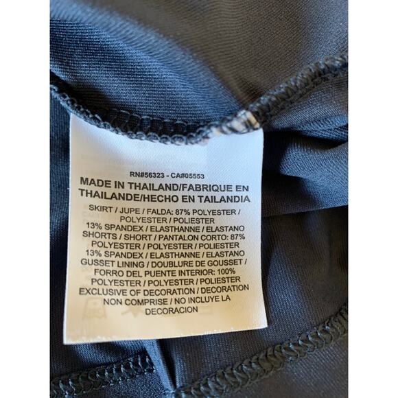 Nike golf skort pleated back size large dark blue - Picture 6 of 6